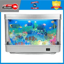 Fake Fish Tank Mini Aquarium,Artificial Tropical Fish Decorative,Fake Aquarium D