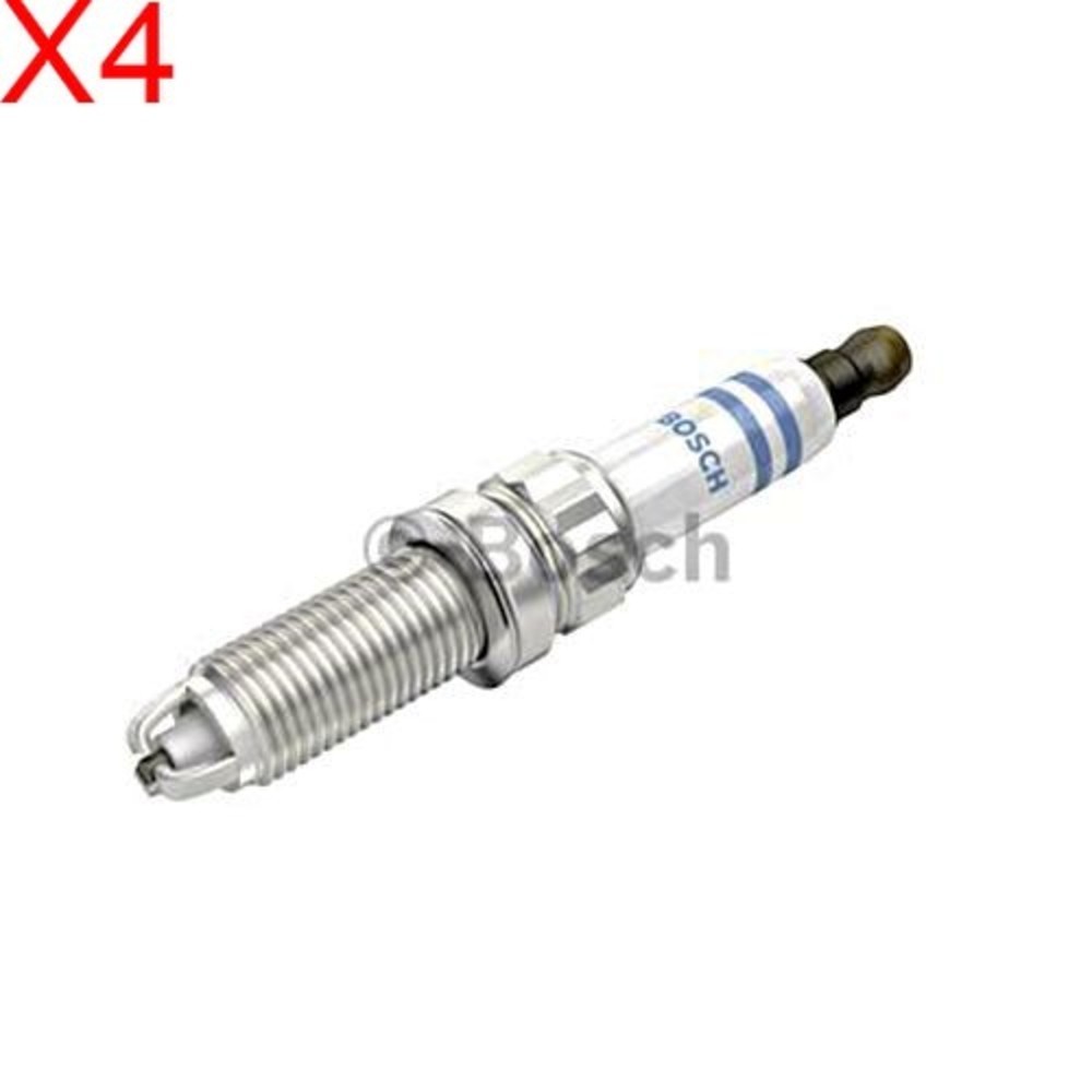 x4 pcs BOSCH Spark Plug For BMW X6 Z4 E60 E71 E72 E82 E88 E89 E90 E91 7555344