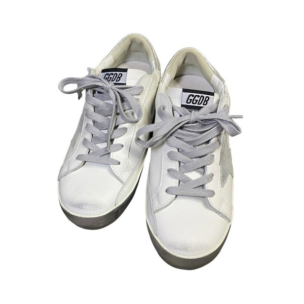 Golden Goose Silver Superstar Sneakers NWOT - EU38/US7.5 3