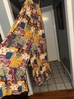 Natural Life Patchwork Wide Leg Boho, Hippie, Jumpsuit Xl — photo 6