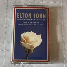 Elton John Something About The Way You Look Tonight - 1997 - Cassette Tape Ex/c