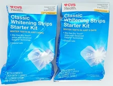 2x CVS Health Classic Whitening Strips Starter Kit 5 Day Treatment each Exp10/26