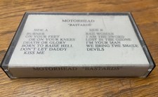 Extremely Rare- Motorhead Bastards Pre-release Promo Cassette Tape 1993