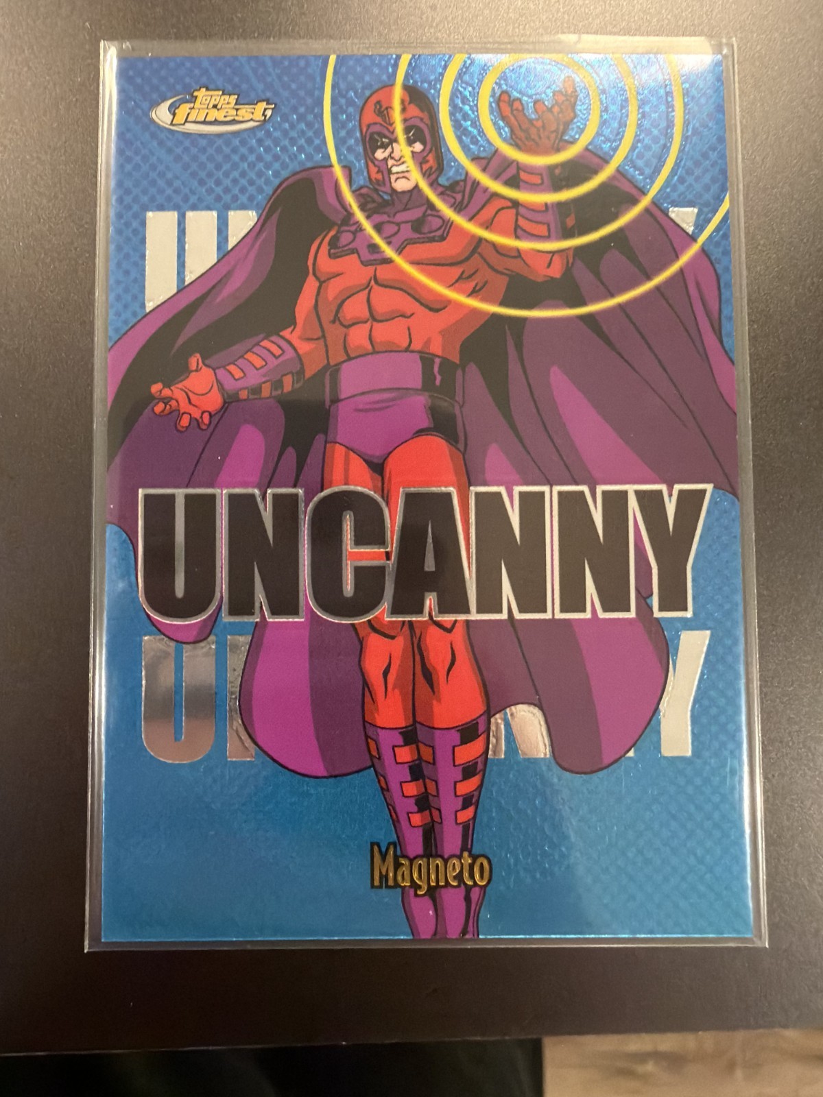 2025 Topps Finest Marvel X-Men '97 Magneto Uncanny Short Print SP #99 Rare