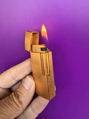 Authentic Vintage Italian CROSS ARGEY Gold Finish And LIGHTER BOX YSN126
