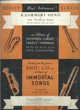 Kashmiri Song &ndash; Amy Woodforde-Finden &ndash; Boosey Wind Instrument Series Sheet Music
