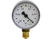 Manometer 0-6Bar 50 Mm FüR G1/4 Dn 8 1/4' Radial