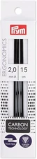 Prym Ergonomics ::Carbon Double Pointed Needles:: 0 US / 2.0 mm / 6" / 15 cm