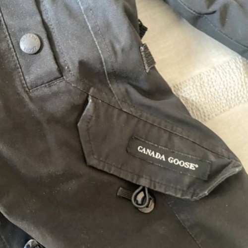 Women's CANADA GOOSE Kensington Parka Down Puffer Jacket Coat Fur Black (Small) - Picture 5 of 9