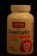 Jarrow Formulas Vegan Quercetin Bioflavinoid 500mg 100 Veggie Capsules