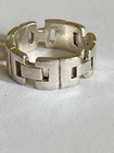 Vintage Sterling Silver Chain Link Style Band Ring Size K