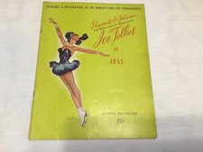 1953 ICE FOLLIES Souvenir Program 17th Annual - figure skating U19