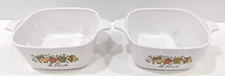 (2) Corning Ware Petite Spice of Life 700 mL Casserole Dishes P-43-B