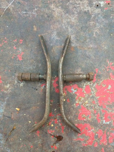 VINTAGE RARE FORD SPEEDSTER MODEL A T BUMPER IRON GAURD PUSH TOW TRUCK SCTA TROG - Picture 4 of 5