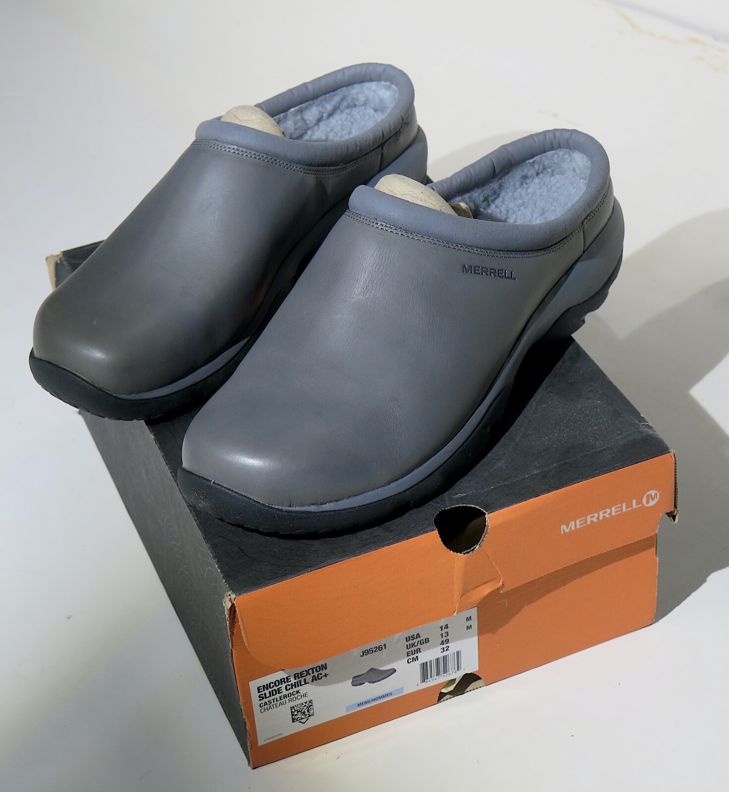 Merrell Encore SLIDE CHILL MULE SLIP ON MOCCASIN SHOE BOOT FALL WINTER RAIN  WET | eBay