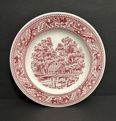 Royal China Ironstone 1965 Memory Lane 10'' Dinner Plate MADE IN THE USA