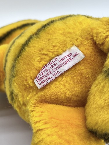 Garfield Open Arms Vintage 1978 1981 Dakin Plush - Picture 17 of 17