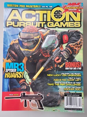 Priced To Sell Dec 2006 Action Pursuit Games Print Paintball Magazine Joy Divisi