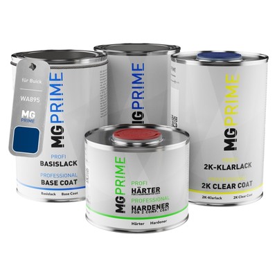 Autolack Dose Set für Buick WA895 Boracay Blue Metallic spritzfertig 3,5L