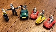 Vintage 1988 McDonald's Mac Tonight Moon Man Promo Toys Figures Lot Of 6