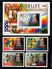 Belize 1983 Mi. 724, Bl. 62 Bloc Feuillet 100% Neuf ** Jeux Olympiques