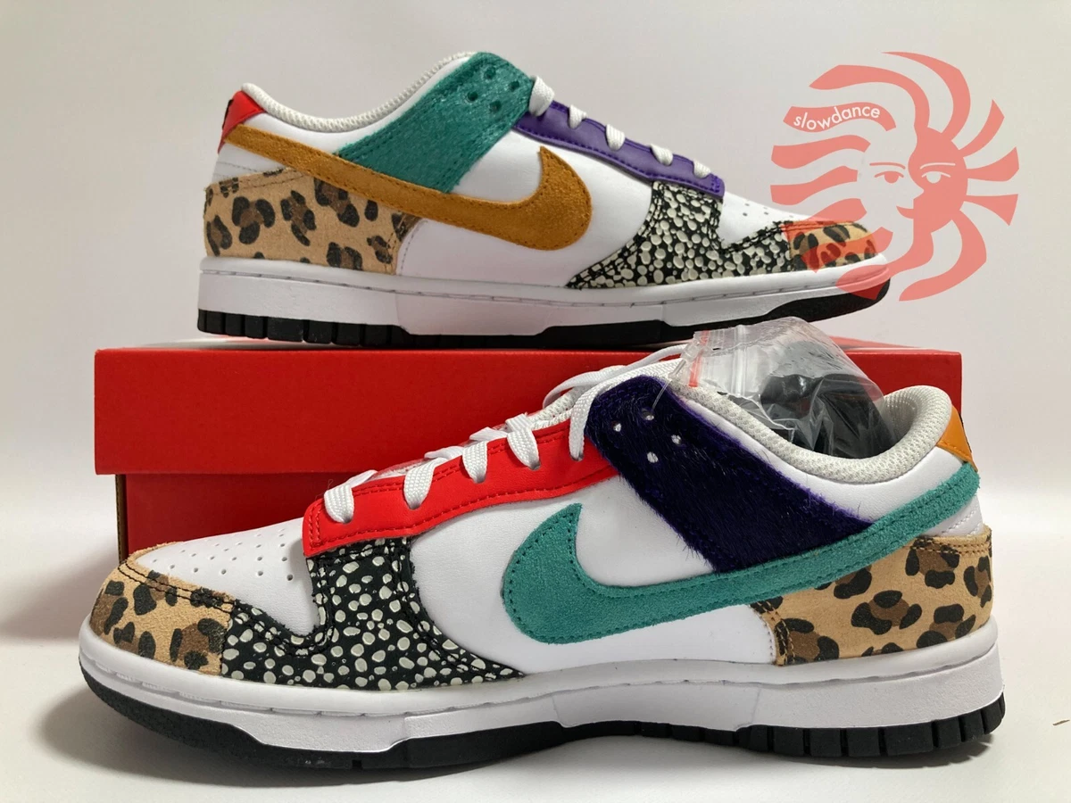Nike WMNS Dunk Low Patchwork [W 6-12] DN3866-100 New FedEx