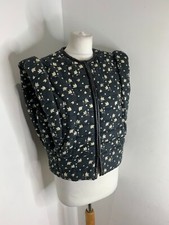 Isabel Marant Adiena Padded Gilet 38 8 10 Vgc Vest Waistcoat Floral Pattern