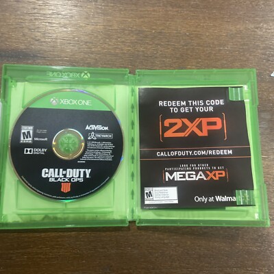 Call of Duty Black Ops 4 Microsoft Xbox One XB1 2018 Tested Excellent IIII CODBO
