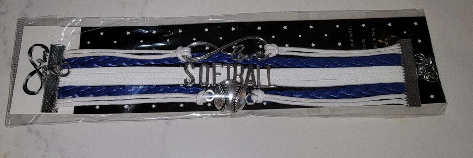 Pulsera Love Softbol Dije Pelota Joyería Deportiva Envío Rápido  Foto 4 de 4
