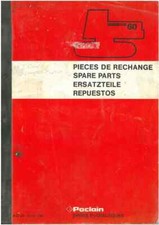Poclain 60 Crawler Hydraulic Excavator Parts Manual