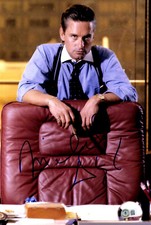 Michael Douglas Signed 10x15 Wall Street with Beckett COA