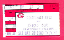 5/20/89 REDS/CUBS TICKET STUB-MANNY TRILLO LAST MLB GAME PLAYED