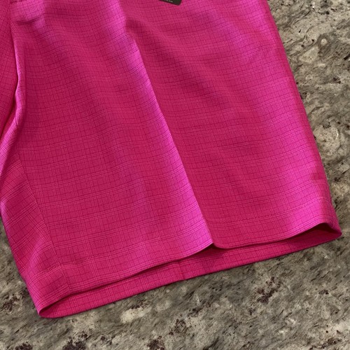 Walter Hagen Perfect 11 Golf Shorts Pink Plaid Stretch Size 38 – NWT - Picture 4 of 7