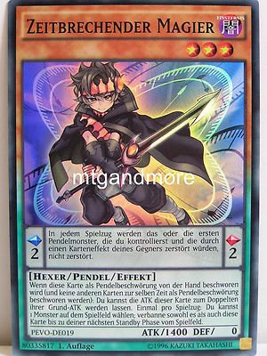 Yu-Gi-Oh 1x #019 Zeitbrechender Magier - PEVO - Pendulum Evolution