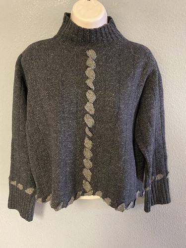 Boxy Turtleneck Sweater Size 