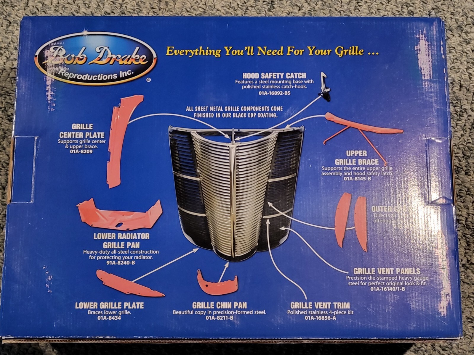 1940 Ford Deluxe GRILLE , BY Bob Drake Inc. eBay