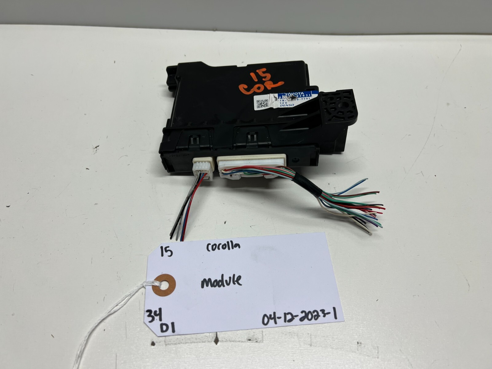14 16 TOYOTA COROLLA HVAC AC HEATER TEMPERATURE CONTROL MODULE OEM 