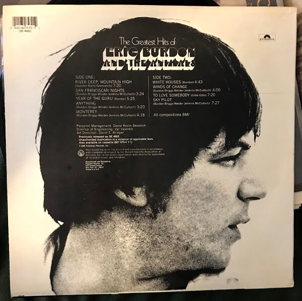 Eric Burdon & The Animals - The Greatest Hits Of Eric Burdon And