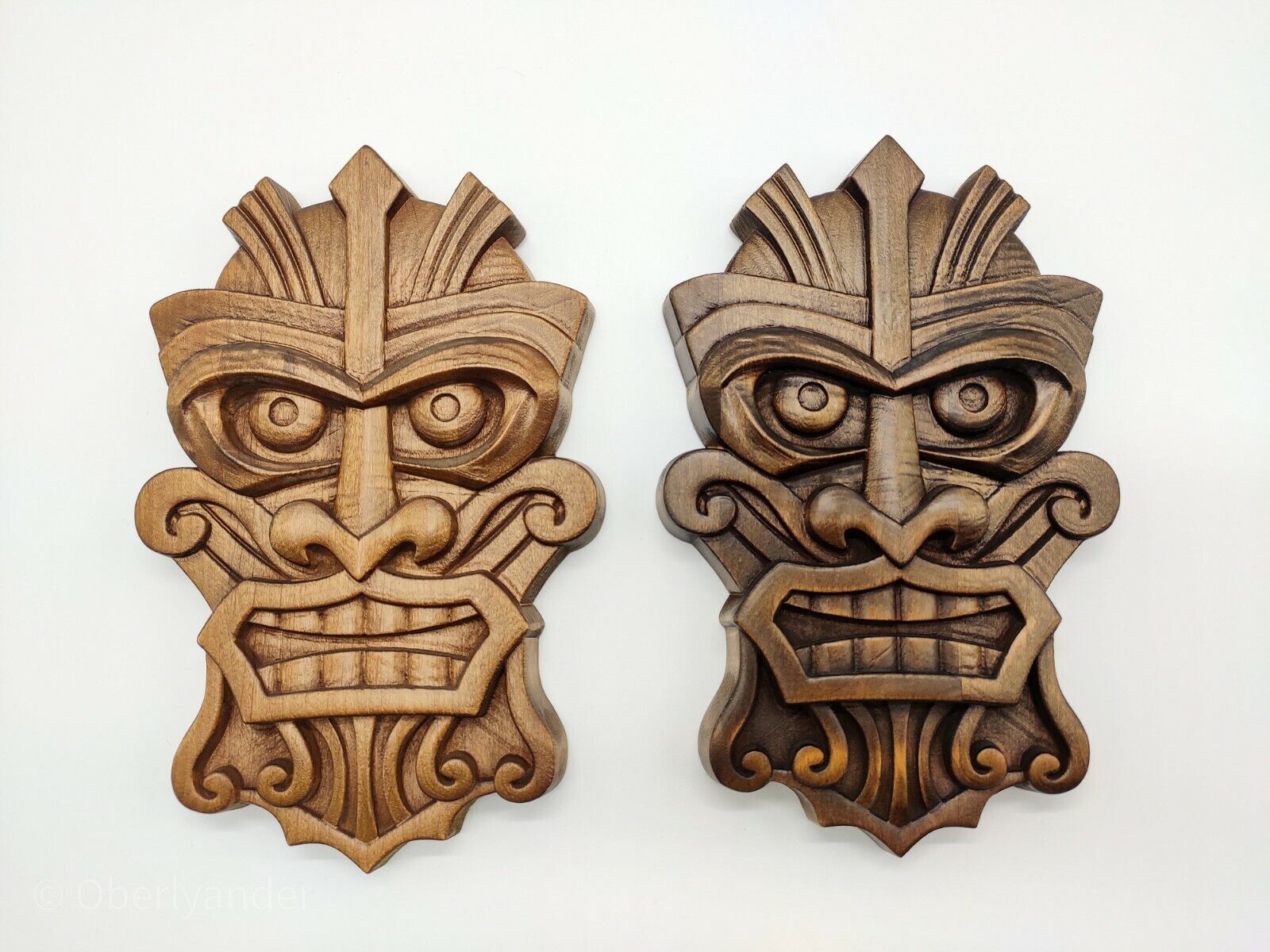 African wood Tiki mask, Wooden Tiki Mask, Wood decor, hawaiian mask, carved mask