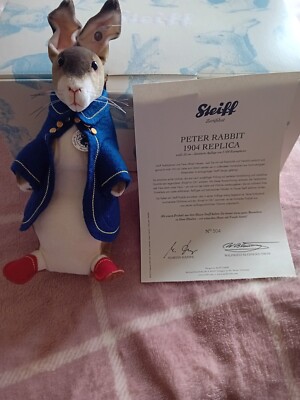 Steiff Peter Hase 1904 Replika RAR nur 1500 weltweit produziert.