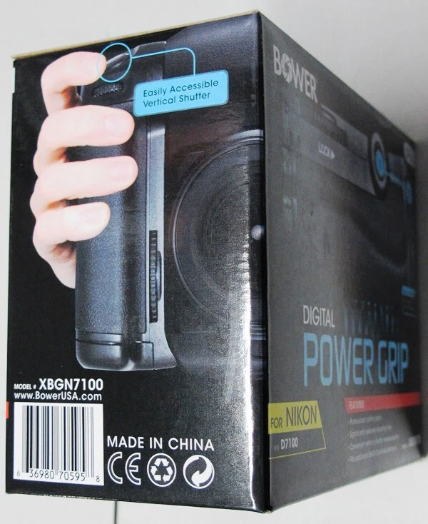 BOWER, Empuñadura Digital Power para Cámara Nikon D7100, XBGN7100 Foto 4 de 4
