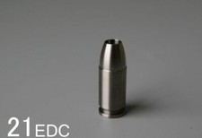 21EDC Grade 5 Titanium TC4 Bullet Style Paracord Knife Bead Charm Pendant EDC