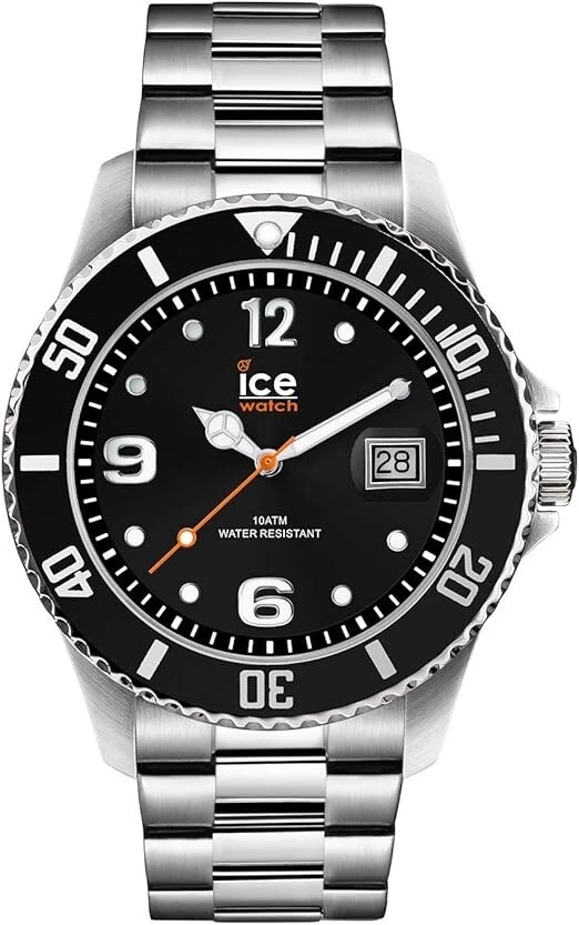 Ice-Watch - ICE steel Black Silver - Schwarze Uhr mit Metallarmband Neu/OVP - Bild 3 von 4