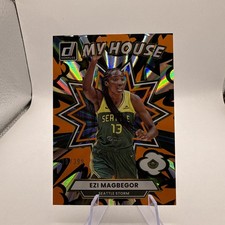 2025 Panini Donruss WNBA Ezi Magbegor #9 My House ORANGE #/399 Seattle Storm