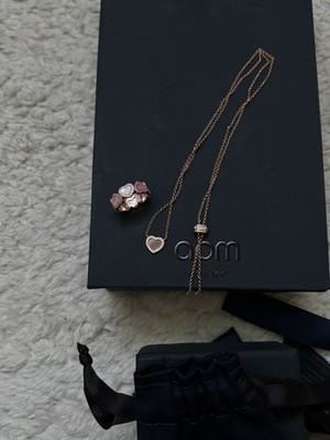 APM Monaco Schmuckset Ring Halskette Valentines Edition Herz