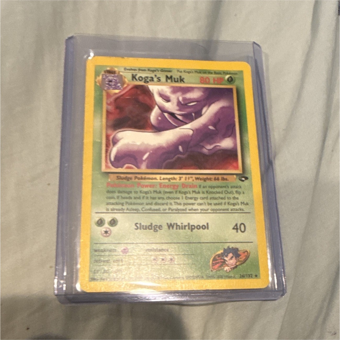 Wizards of the Coast Gym Challenge Koga's Muk 26/132 Holo English