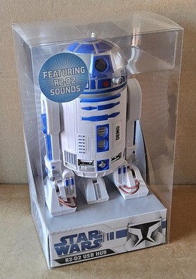 Star Wars R2-D2 USB Hub - Collector Item - New Boxed - Disney - Gift