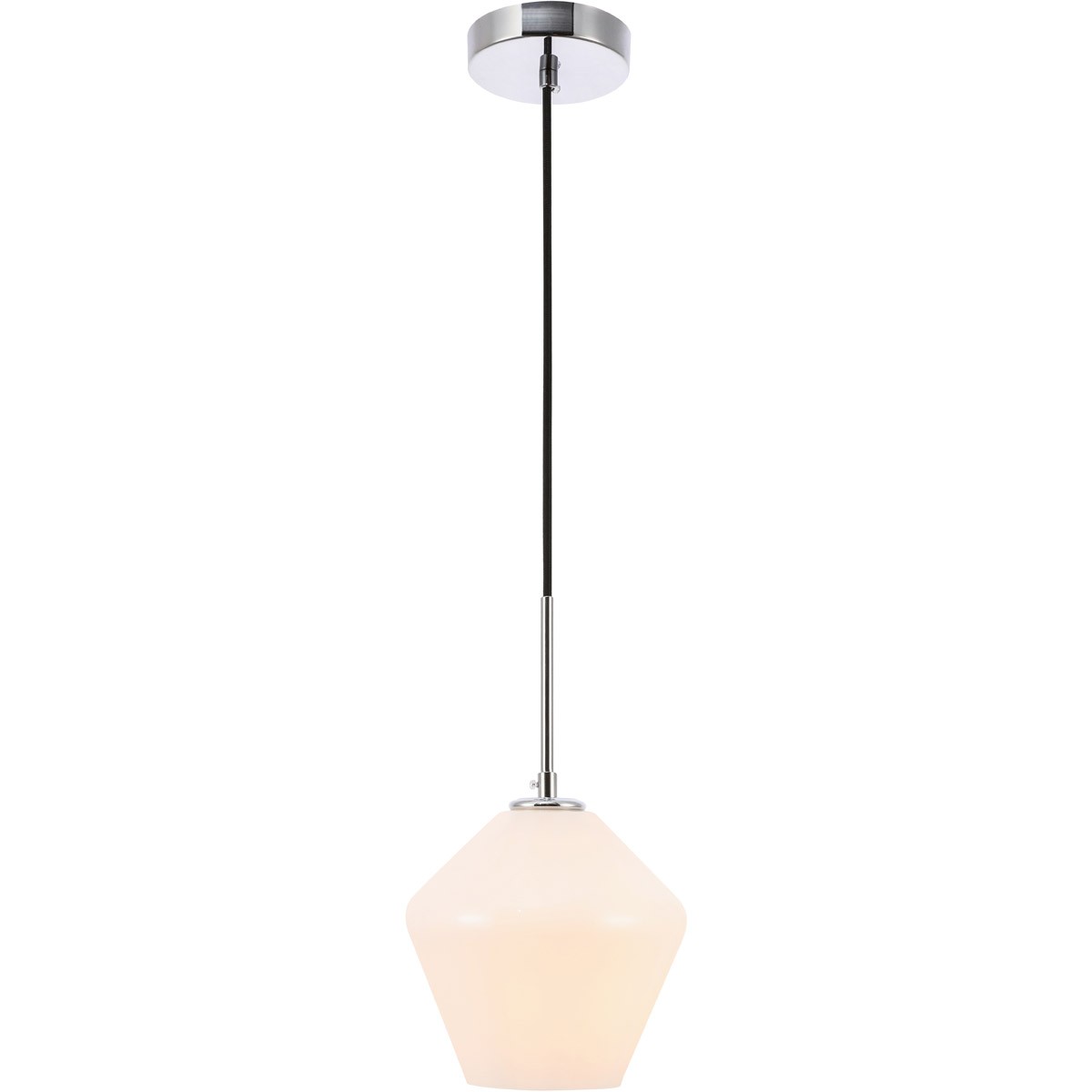 Elegant Chrome Ld2257 Gene 8 Inch Mini Pendant Light