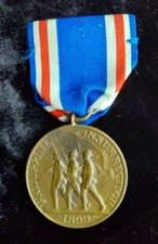 Médaille Insurrection Philippine États-Unis guerre hispano-américaine 1899 numérotée