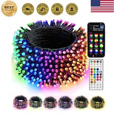 Smart Christmas String Lights, 98FT 300 LED RGB Color Changing String Lights ...